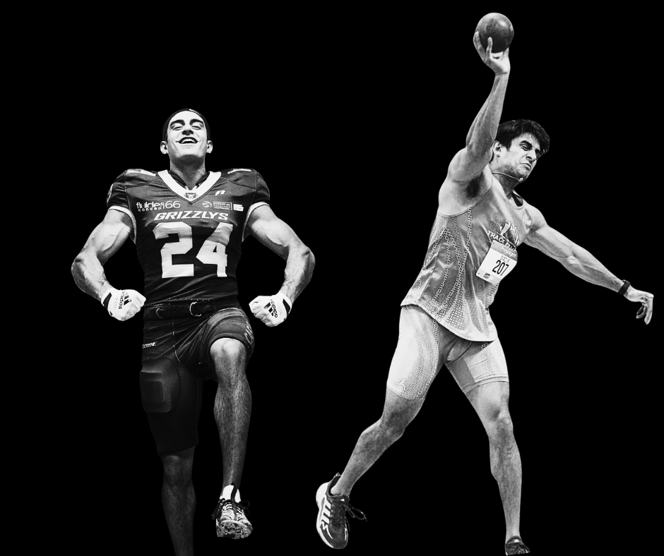 Jason Diaz Jr. athlete evolution timeline from professional football with the Grizzlys Catalans to USA Track and field decathlon competition